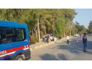 Manavgat’ta Trafik Kazası: 1 Yaralı