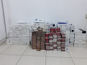 Jandarma’dan Kaçan Araçtan Kaçak Sigara Çıktı