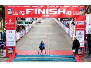 İstanbul Maratonu’nda Tekerlekli Sandalyede Dereceye Girenler Belli Oldu