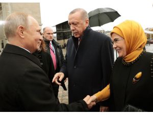 Cumhurbaşkanı Erdoğan Ve Putin’den Samimi Sohbet