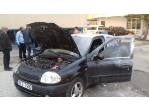 Seyir Halindeki Otomobil Yandı