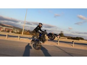İstanbul’da Motosikletle Terör Estiren Magandanın Şovu Kazayla Sona Erdi