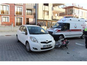 Kula’da Trafik Kazası: 1 Yaralı
