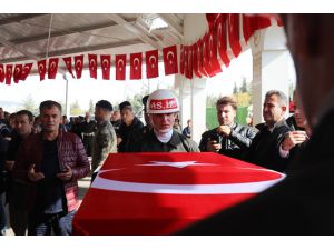 Şehit Cenazesinde Silah Arkadaşlarından Yürekleri Burkan Veda