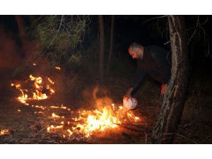 Kemer’de Ormanlık Alandaki Yangın Büyümeden Önlendi