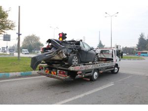 Kahramanmaraş’ta 10 Araç Birbirine Girdi: 2 Yaralı
