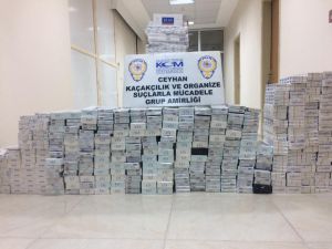 Ceyhan’da 5 Bin 650 Paket Kaçak Sigara Ele Geçirildi