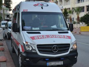 Çaldığı Ambulansla Serik'te Yakalandı