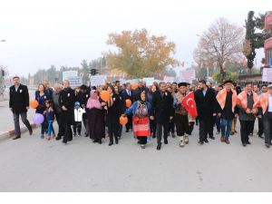 Burdur Da ’Kadına Şiddet Hayır’ Yürüyüşü