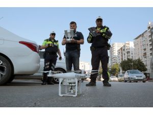 Kaldırım İşgaline ’Drone’li Denetim