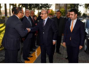 Vali Demirtaş Karaisalı’yı Ziyaret Etti