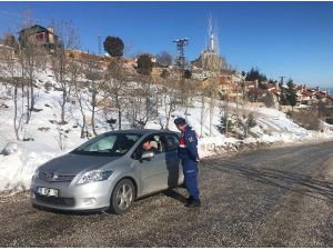 Saklıkent'te Kış Lastiği Uygulaması