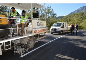 Yarbaşçandır-çitdibi Yolunda Çizgi Çalışması