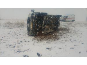 Kahramanmaraş’ta Kar Yağışı Kaza Getirdi: 6 Yaralı