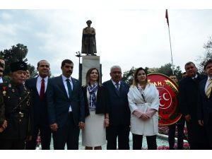 Mhp’nin 50. Kuruluş Yıldönümü Dolayısıyla Atatürk Parkı’nda Çelenk Sunuldu