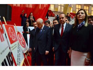 Bahçeli, Mhp’nin 50. Yıl Sergisini Gezdi