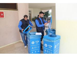 Mezitli’de Ambalaj Atıkları Kaynağında Ayrıştırılıyor