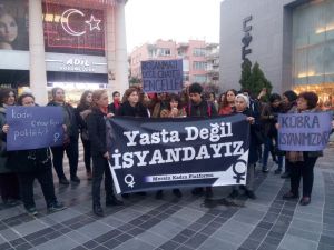 Mersin’de Kadınlar ’Cinayetlere’ Tepki Gösterdi