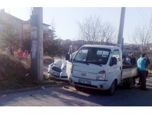 Isparta’da Trafik Kazası: 2 Yaralı