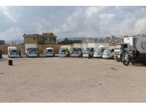 Afrin’e Zeytin Dalı Yardım Konvoyu