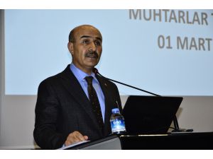 Vali Demirtaş Muhtarlarla Bir Araya Geldi