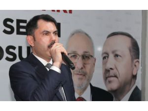 Bakan Kurum: “Şehirlerimizin 2053’ü 2071’i İçin Cumhur İttifakı’nı Hep Birlikte Sürdüreceğiz”