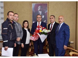 Vali Su, Deprem Haftasında Afad Müdürü Ersoy’u Kabul Etti