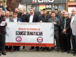 “Ezana saygısızlığa seyirci kalmayacağız”