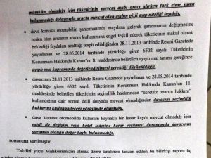 Gaziye "Ayıplı Otomobil" Ayıbı