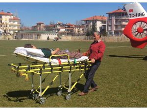 Ambulans Helikopterle Antalya'ya Sevk Edildi