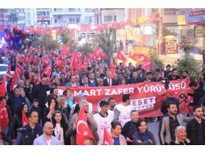 Mezitli Belediyesi’nden Çanakkale Yürüyüşü