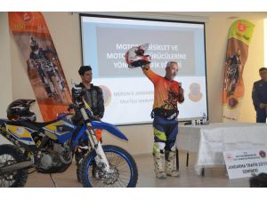 Mut’ta Öğrencilere Motosiklet Kazalarının Nasıl Azaltılacağı Anlatıldı