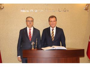 Yeni Başkan Seçer, İlk Ziyaretini Vali Su’ya Gerçekleştirdi