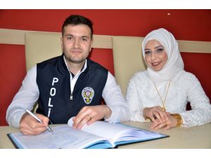 Polis Memuru İle Öğretmen Eşi, Polis Günü’nde "Evet" Dedi