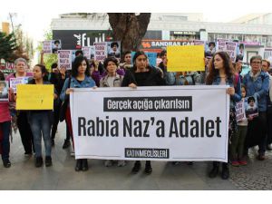 Antalya'da 'Rabia Naz' İçin Adalet Eylemi