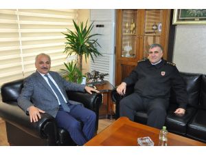 Mersin İl Jandarma Komutanı Uçar’dan Başkan Dinçer’e Ziyaret