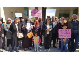 Kanser Hastalarından Mahalleye Kurulan Baz İstasyonuna Tepki