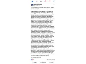 Alanya Müftülüğü, Tepki Çeken Paylaşımı Kaldırdı