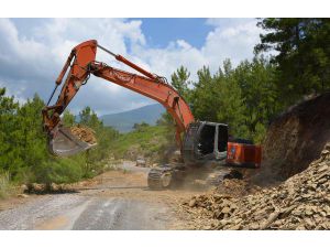 Alanya Yaylakonak Yolu Asfalta Hazırlanıyor