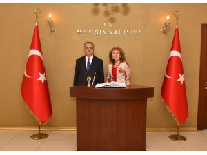 Slovak Cumhuriyeti’nin Ankara Büyükelçisi Anna Turenicavo’dan Vali Su’ya Ziyaret