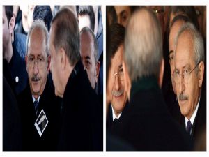 İHA muhabiri, Kılıçdaroğlu’nun Erdoğan’a bakışlarını yine yakaladı