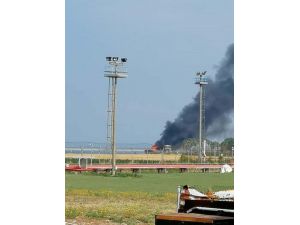 Botaş Terminali Sosyal Tesislerinde Lokanta Yangını