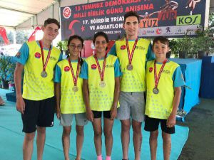 Alanyalı Triatloncular 6 Madalya Kazandı
