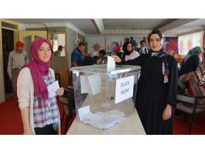 Korkuteli'de delege seçimi