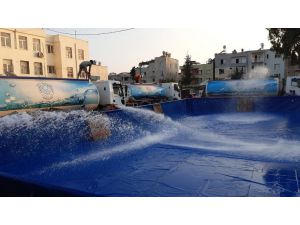 Akdeniz Belediyesi, Çocuklar İçin 4 Portatif Havuz Kuruyor
