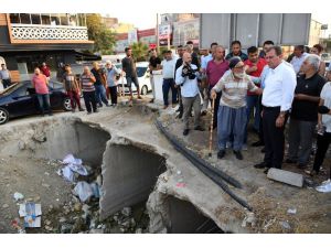 Seçer, Çavuşlu Deresindeki Çalışmaları İnceledi