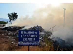 Atık Toplama Merkezinde Yangın