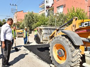 Başkan Yılmaz, Yol Çalışmalarını İnceledi