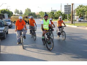 Toroslar Belediyesi Personeli Pedal Çevirdi