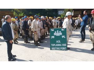 Maden Ocağında Yangın Tatbikatı Başarıyla Tamamlandı